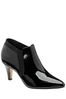 Lotus Black Stiletto-Heel Shoe Boots