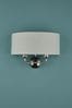 Polished Nickel Sorrento 2 Light Wall Light Lamp Shade