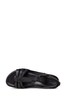 ECCO® Black Flash Multi-Strap Hook And Loop Sandals
