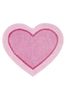 Catherine Lansfield Pink Heart Rug