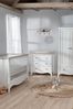 Clara Nursery Wardrobe In White & Ash By Cuddleco