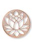Art For The Home Gold Lotus Blossom Wall Art