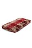 Laura Ashley Cranberry Red Cranbourne Check Throw