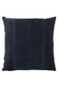 furn. Navy Blue Jagger Ribbed Polyester Filled Cushion