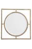 Libra Gold Occtaine Square Link Wall Mirror