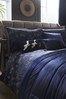 Laurence Llewelyn-Bowen Black Qing Luxury Jacquard Duvet Cover and Pillowcase Set