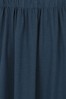 HotSquash Blue Roll Top Maxi Skirt