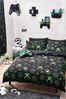 Black Glow In The Dark XBox Duvet Cover and Pillowcase Set