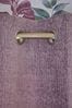 Mauve Purple Heavyweight Chenille Eyelet Lined Curtains