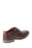 Base London® Brown Focus Washed Lace-Up Brogue Shoes