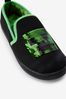 Black/Green Minecraft Cupsole Slippers