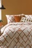 furn. Brick Brick Red Inka African Inspired Printed Duvet Cover and Pillowcase Set