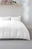 White Easy Care Polycotton Bed Set