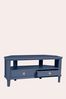 Dusky Seaspray Henshaw 2 Drawer Corner TV Stand