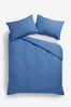 Blue Easy Care Polycotton Bed Set