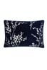 Midnight Blue Rectangle Pussy Willow Cushion