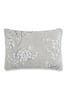 Steel Grey Rectangle Pussy Willow Cushion