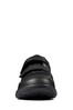 Clarks Black Leather Scape Flare Toddlers Shoes