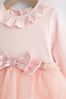 Pink Baby Glitter Tutu Long Sleeve Dress (0mths-2yrs)