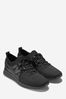Cole Haan Black Grand Motion Woven Stitch Lace-Up Trainers