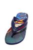 Boys Navy Superman Flip Flops