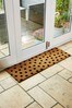 Pride of Place Natural Astley Totally Dotty Extra Wide Coir Doormat
