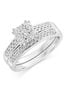 Beaverbrooks 18ct Diamond Bridal Set Rings