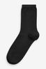 Black Modal Ankle Socks Seven Pack