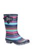 Cotswold Blue Paxford Elasticated Mid Calf Wellington Boots