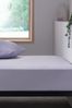 Lilac Purple Easy Care Polycotton Fitted Sheet