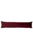 Evans Lichfield Burgundy Red Opulence Draught Excluder