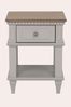 Hanover Pale French Grey 1 Drawer Side Table 