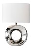 Village At Home Chrome Polo Table Lamp