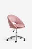 Hewitt Office Desk Chair with Chome Base