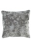 Catherine Lansfield Silver Crushed Velvet Cushion