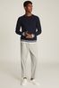 Reiss Handsome Tipped Crew Neck Jumper