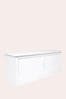 Ashwell Cotton White Blanket Box 