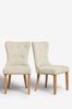   Set Of 2 Blair Dining Chairs With Natural Legs 