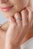Beaverbrooks 18ct Diamond And Sapphire Half Eternity Ring