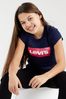 Levi's® Navy Blue Batwing Girls T-Shirt