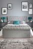 Aspire Furniture Grey Chesterfield Storage Ottoman Bed