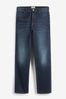 Ink Blue Straight Fit Essential Stretch Jeans