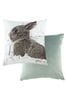 Evans Lichfield Multicolour Photo Hare Printed Polyester Filled Cushion