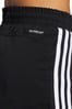 adidas Black Pacer 3-Stripes 2-In-1 Shorts
