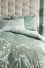 Sage Green Parterre Duvet Cover And Pillowcase Set