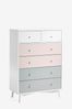 Pink Quinn Kids Nursery 6 Drawer Chest Of Drawers
