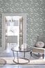 Slate Magnolia Grove Wallpaper Sample Wallpaper