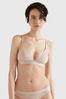 Tommy Hilfiger Natural Unlined Lace Triangle Bra