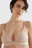 Tommy Hilfiger Natural Unlined Lace Triangle Bra