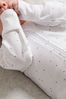Purebaby Grey Organic Cotton Zip Sleepsuits 2 Pack